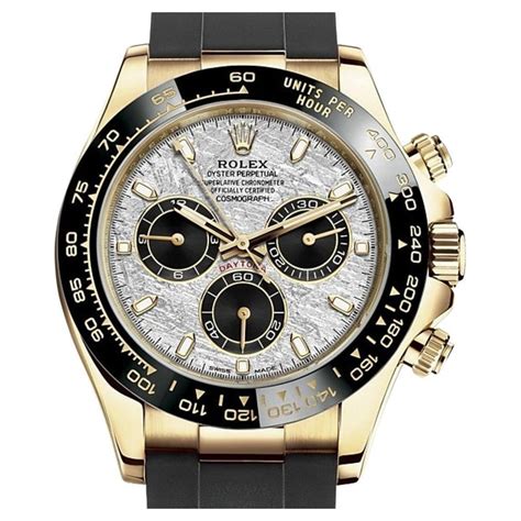 rolex cosmograph daytona 'meteorite' 116518ln in 18k yellow gold.|Rolex Daytona 116518LN .